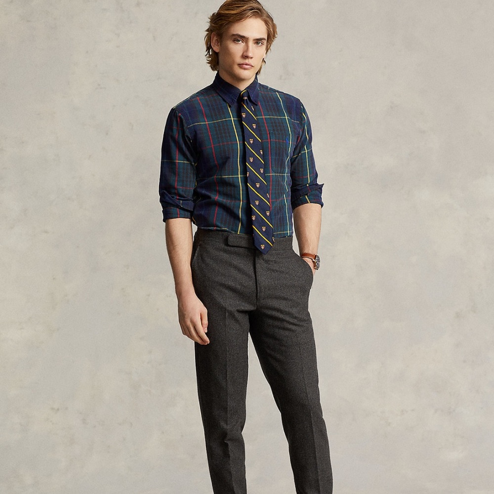 Polo Ralph Lauren Men's Classic-Fit Plaid Oxford Shirt